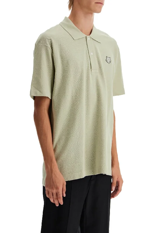 Men’s short-sleeve jett tees-Maison Kitsune 'bold Fox Head Comfort Fit Polo Shirt