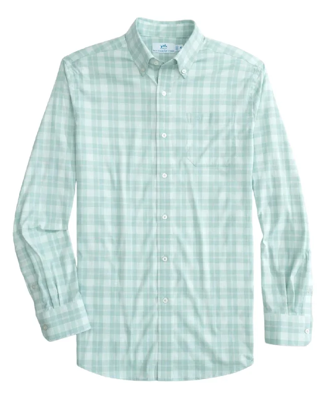 Men's classic estate shirts-Men's Intercoastal Sport Shirt In Morning Mist Sage