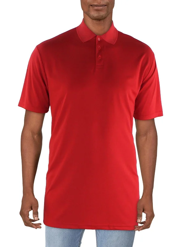 Men’s short-sleeve cairn tees-Mens Moisture Wicking Short Sleeve Polo