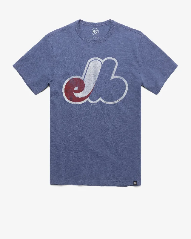 Men’s short-sleeve cairn tees-MONTREAL EXPOS COOPERSTOWN GRIT '47 SCRUM TEE