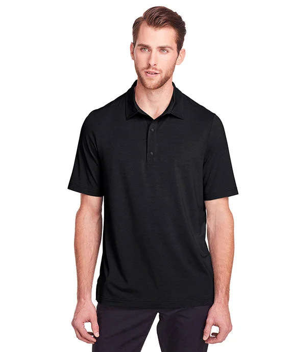 Men’s short-sleeve mote tops-NE100 - North End Mens JAQ Snap-Up Stretch Performance Polo Shirt