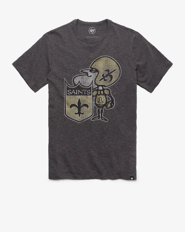 Men’s short-sleeve jost shirts-NEW ORLEANS SAINTS HISTORIC GRIT '47 SCRUM TEE