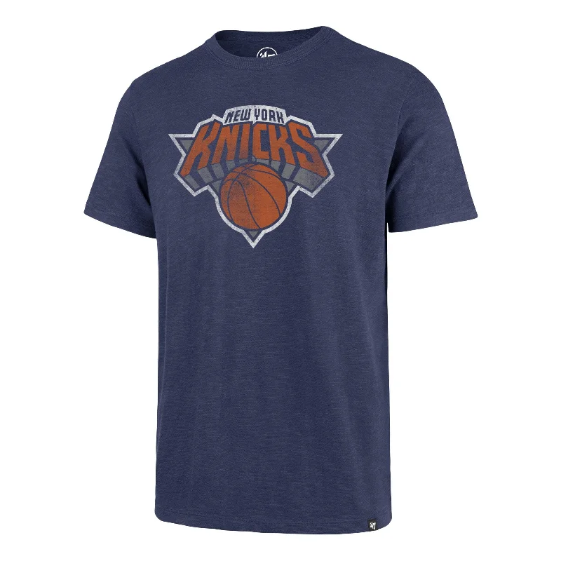 Men’s short-sleeve hock shirts-NEW YORK KNICKS GRIT '47 SCRUM TEE