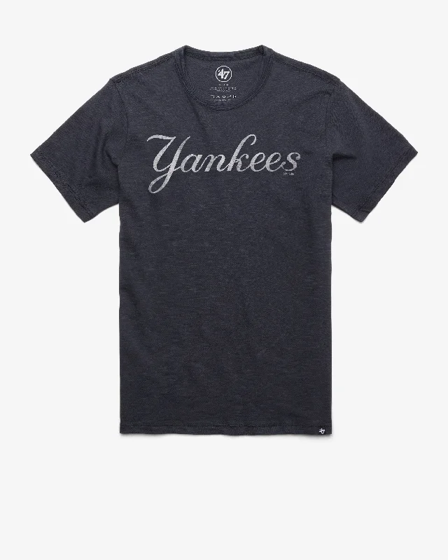 Men’s short-sleeve outcrop polos-NEW YORK YANKEES GRIT WORDMARK '47 SCRUM TEE