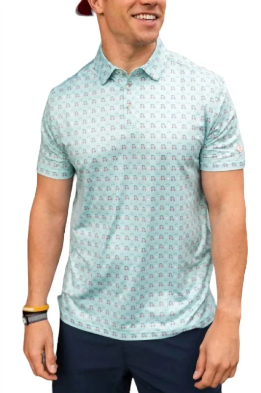 Men’s short-sleeve zest shirts-Performance Polo In Tee Time