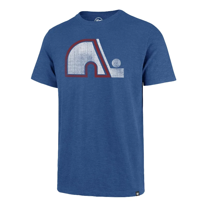 Men’s short-sleeve nix tees-QUEBEC NORDIQUES VINTAGE GRIT '47 SCRUM TEE