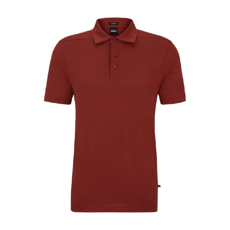 Men’s short-sleeve lagoon tops-Regular-fit polo shirt