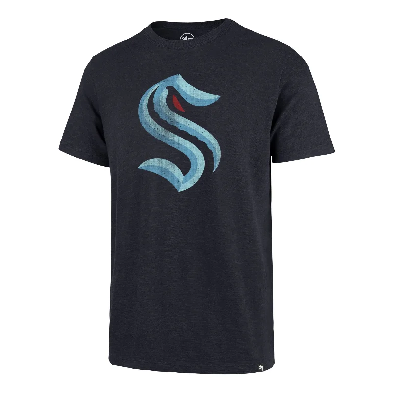 Men’s short-sleeve acre tops-SEATTLE KRAKEN GRIT '47 SCRUM TEE