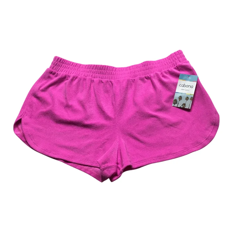 Men's cut-price discounted pants-Shorts By Crown And Ivy In Pink, Size: L