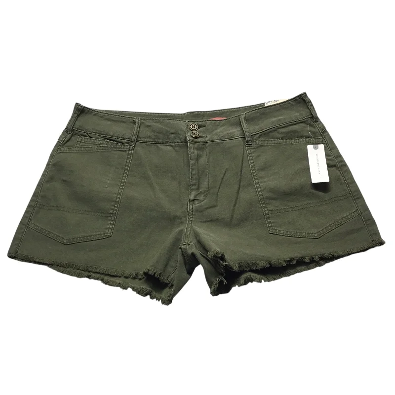 Men's woody olive cargo pants-Shorts By Pilcro In Green, Size: 12