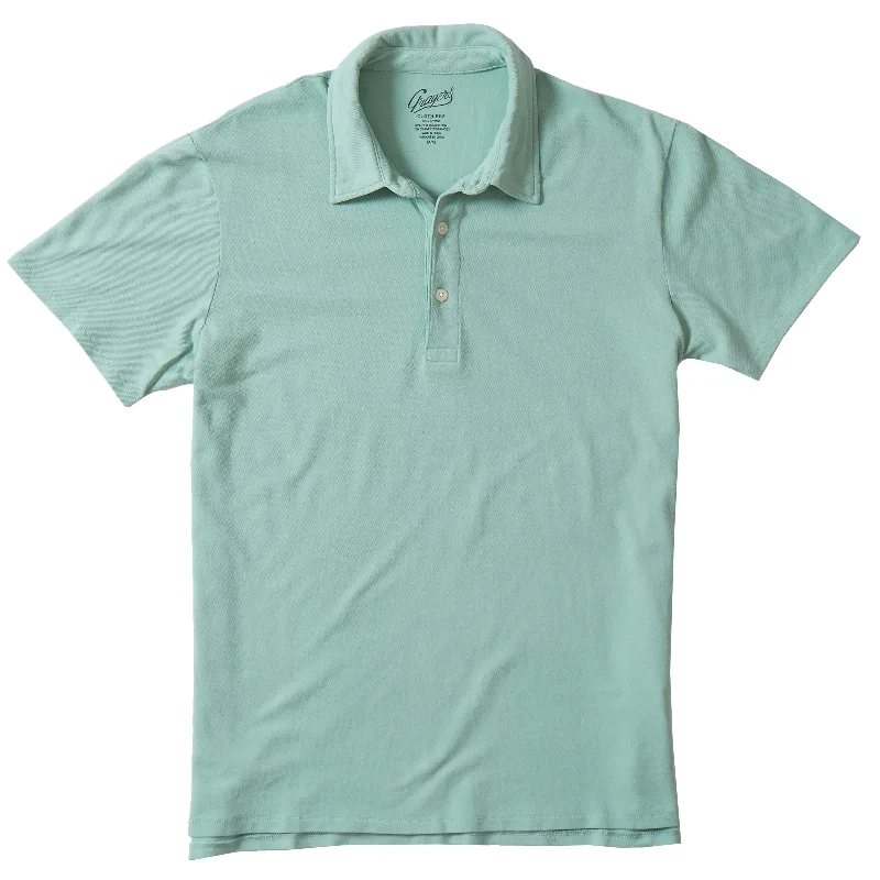 Men’s short-sleeve yew polos-Stretch Micro Pique Polo - Lichen