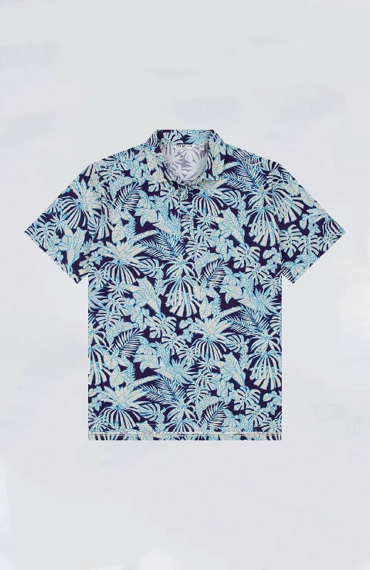 Men’s short-sleeve rime tees-Tori Richard - Rainforest Polo Shirt