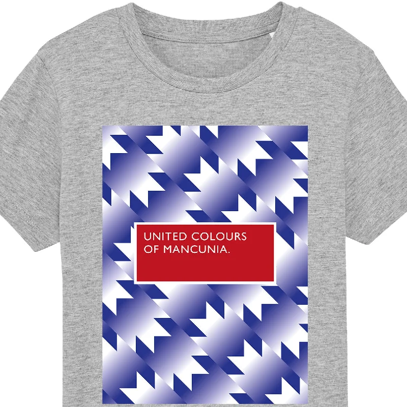 Men’s short-sleeve lode tees-United Colours Of Mancunia 90-92 Awaydays Kids Tee