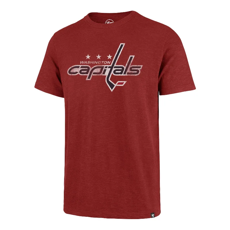 Men’s short-sleeve lagoon tops-WASHINGTON CAPITALS '47 GRIT SCRUM TEE