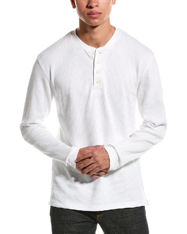 Men's sleek vapor shirts-WEATHERPROOF VINTAGE Waffle Henley Shirt