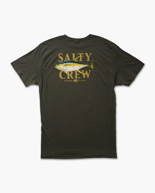 Men’s short-sleeve yucca tees-Yellowfin Classic Tee - Charcoal