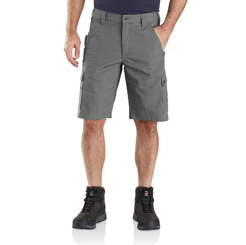 Men's sweeping palazzo pants-Carhartt Men's Rugged Flex® Relaxed Fit Ripstop Cargo Work Short