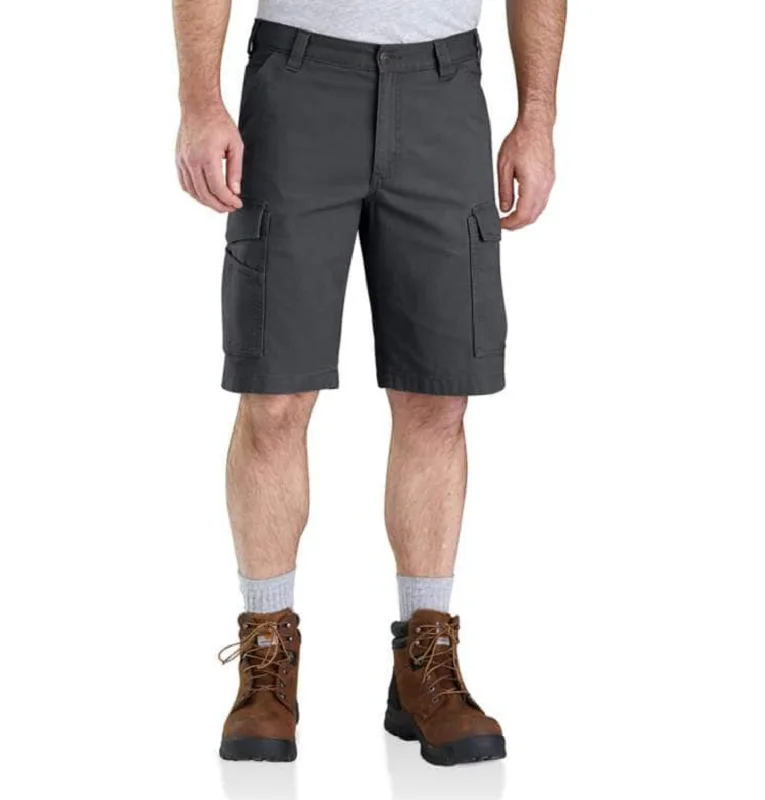 Men's droopy drop-crotch pants-Carhartt Men's Rugged Flex® Relaxed Fit Canvas Cargo Work Short_Shadow