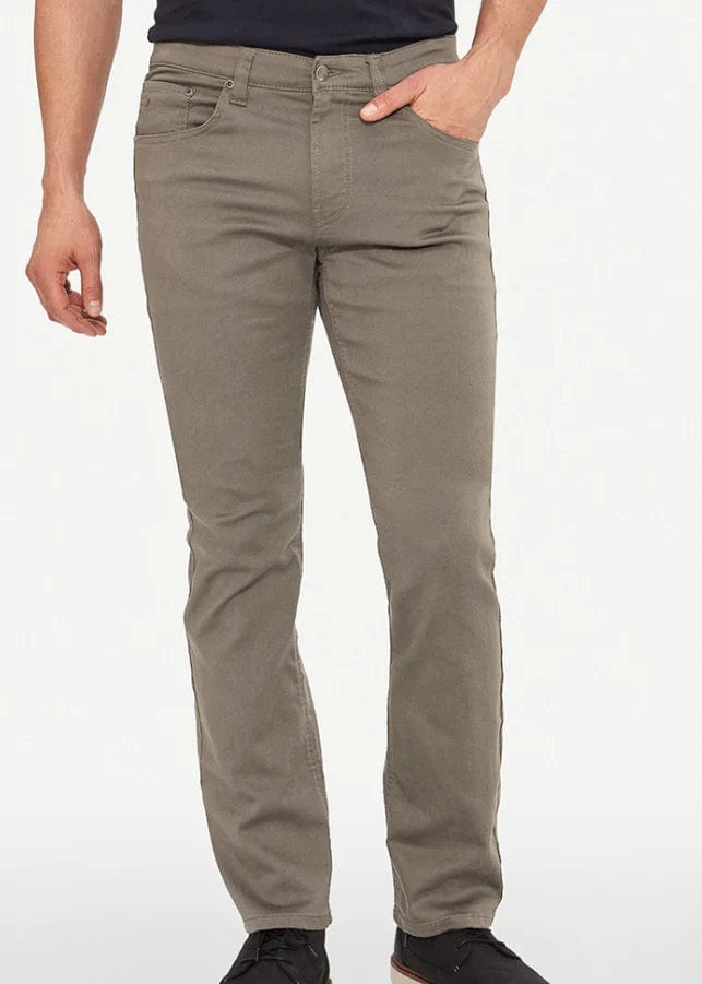 Men's breezy casual hiking pants-Lois Brad Slim Coffee Pant - 1136-6240-16