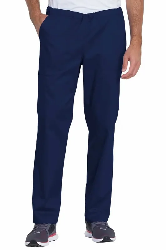 Men's rooted traditional pants-Dickies Industrial Unisex Mid Rise Scrub Pant | Navy