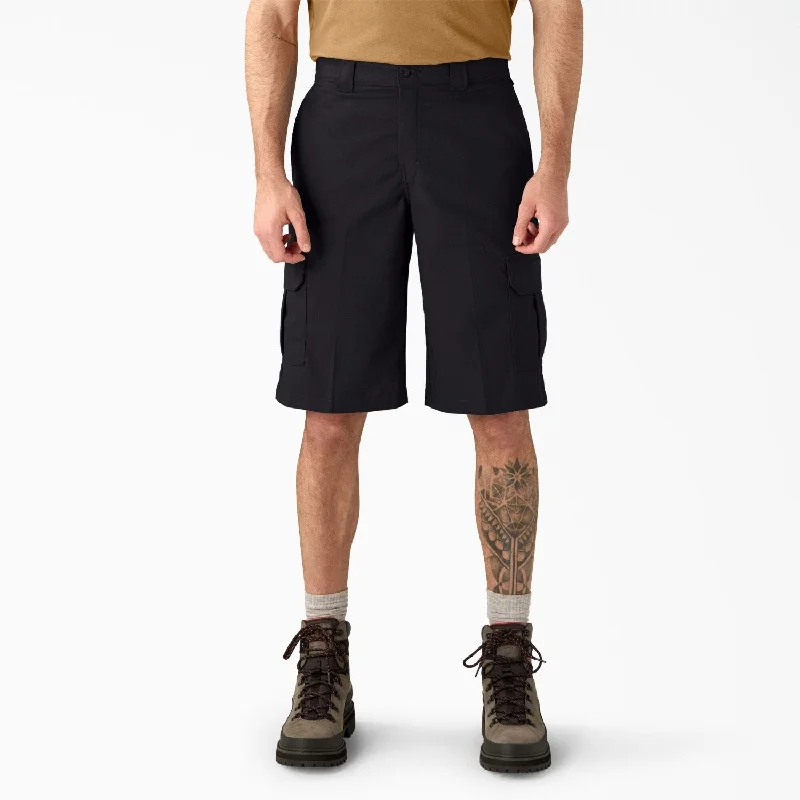 Men's turbo athletic performance pants-Dickies Men's Relaxed Fit Moisture Wicking 13" Cargo Short