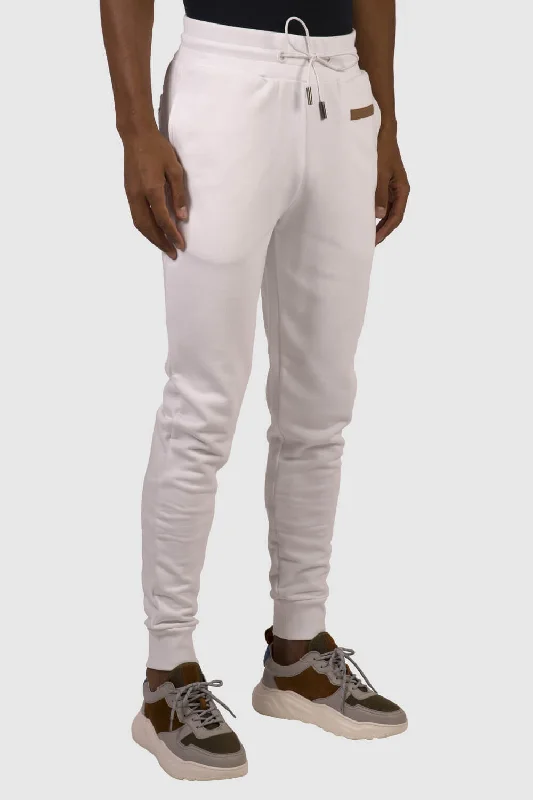 Men's tight slim corduroy pants-Inimigo Patch Sweatpants