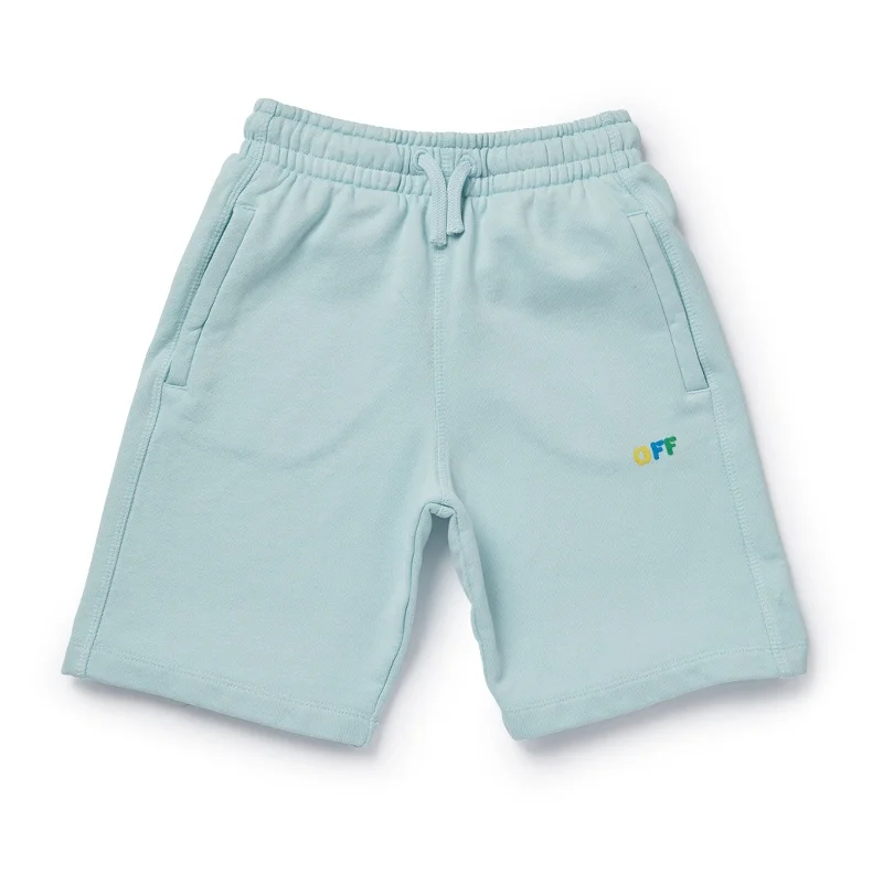 Men's sandy khaki work pants-Light Blue Cotton Shorts