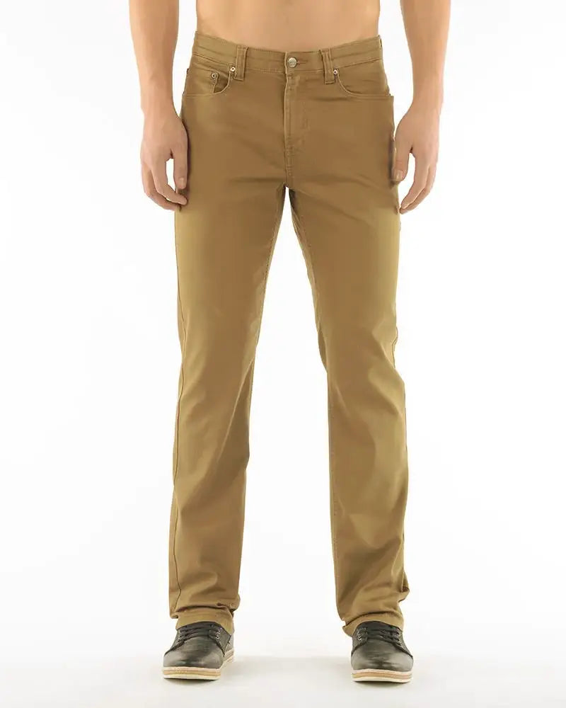 Men's hand-stitched handmade pants-Lois Brad Slim Casual Pant 1136-6240-59 Toasted Almond