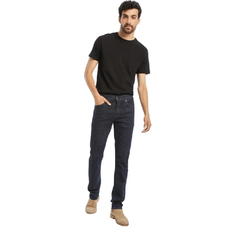 Men's lanky long-length pants-Lois Peter Slim Jeans - Dark Indigo - 1660-6365-00