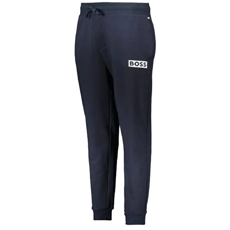 Men's humane cruelty-free pants-Men's Fashion Track Pant In Dark Blue