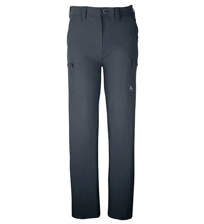 Men's trim slim dress pants-Men's Ripstop Driftwood Stretch Pant - Charcoal