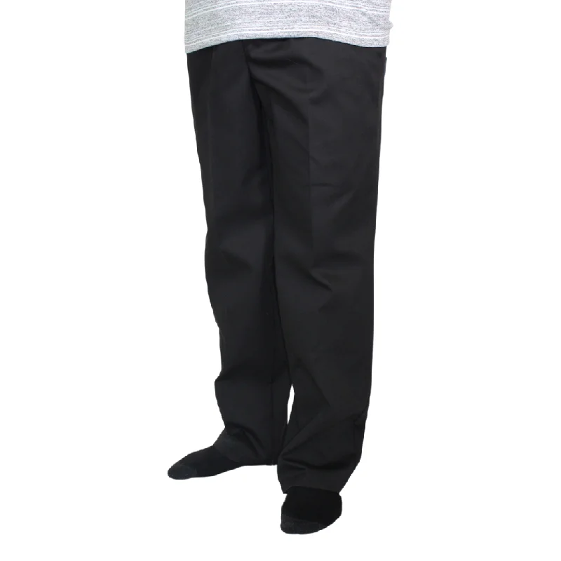 Men's thick fleece sweatpants-Adaptive Men's Open Backed Twill Pants- Buy 1 get 1 free!