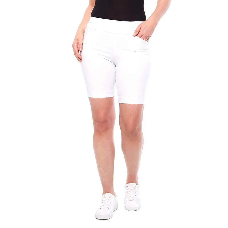 Men's fair mid-range pants-UP! 9-Inch Techno Solid Short - White