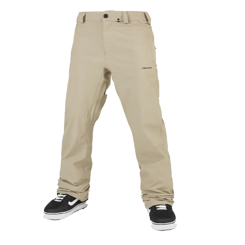 Men's ebony black dress pants-Volcom Freakin Snow Chino 2024